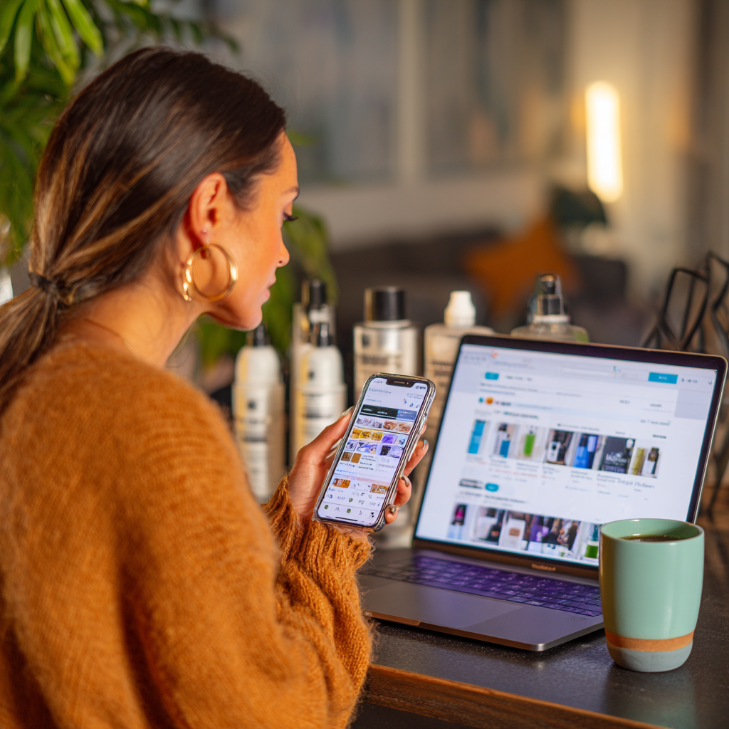 Creator managing brand collaborations