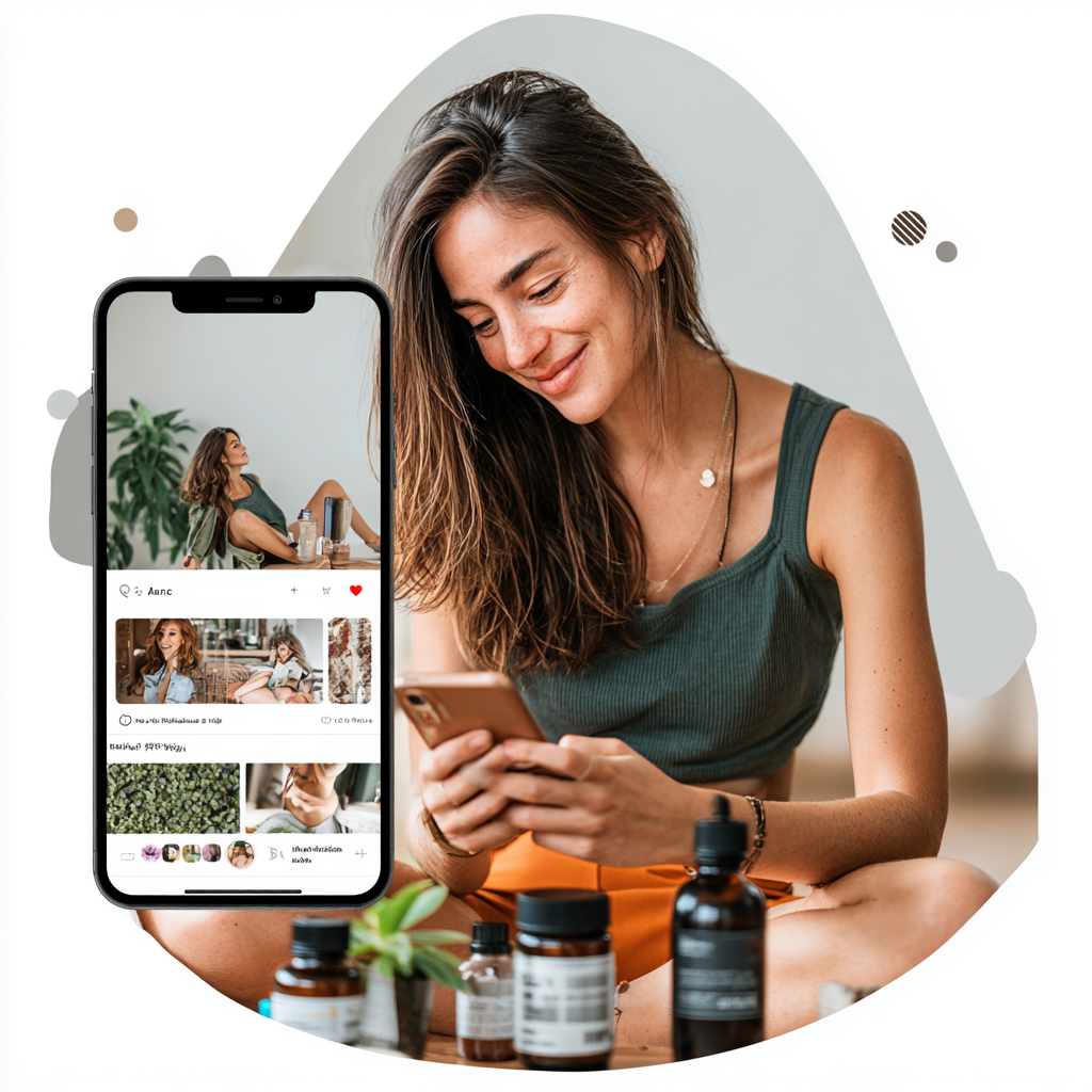 Lifestyle creator with products
